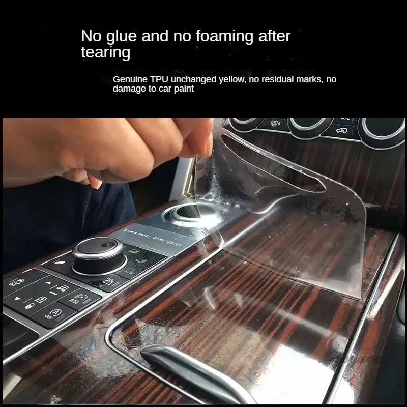 Tpu Transparent Protection Film for Buick Envision S Plus - Car Interior Sticker Center Console Screen Gear Door Panel