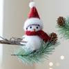 1Pcs Christmas Tree Accessories Cute Animal White Bird Christmas Pendant Home Decoration Office Home Garden Decor Friend Gift