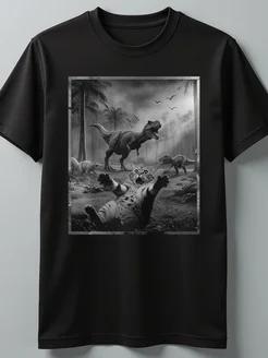 Oversized plus size T-shirt with print S