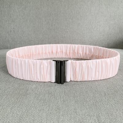 New Down Fabric Smooth Elastic Belt, Pleated Elastic Waist Seal, Women's Wide Hundred with Down Waist