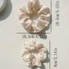 Satin Large Intestine Scrunchies Hair Ties Set - Simple Ponytail Hair Accessories