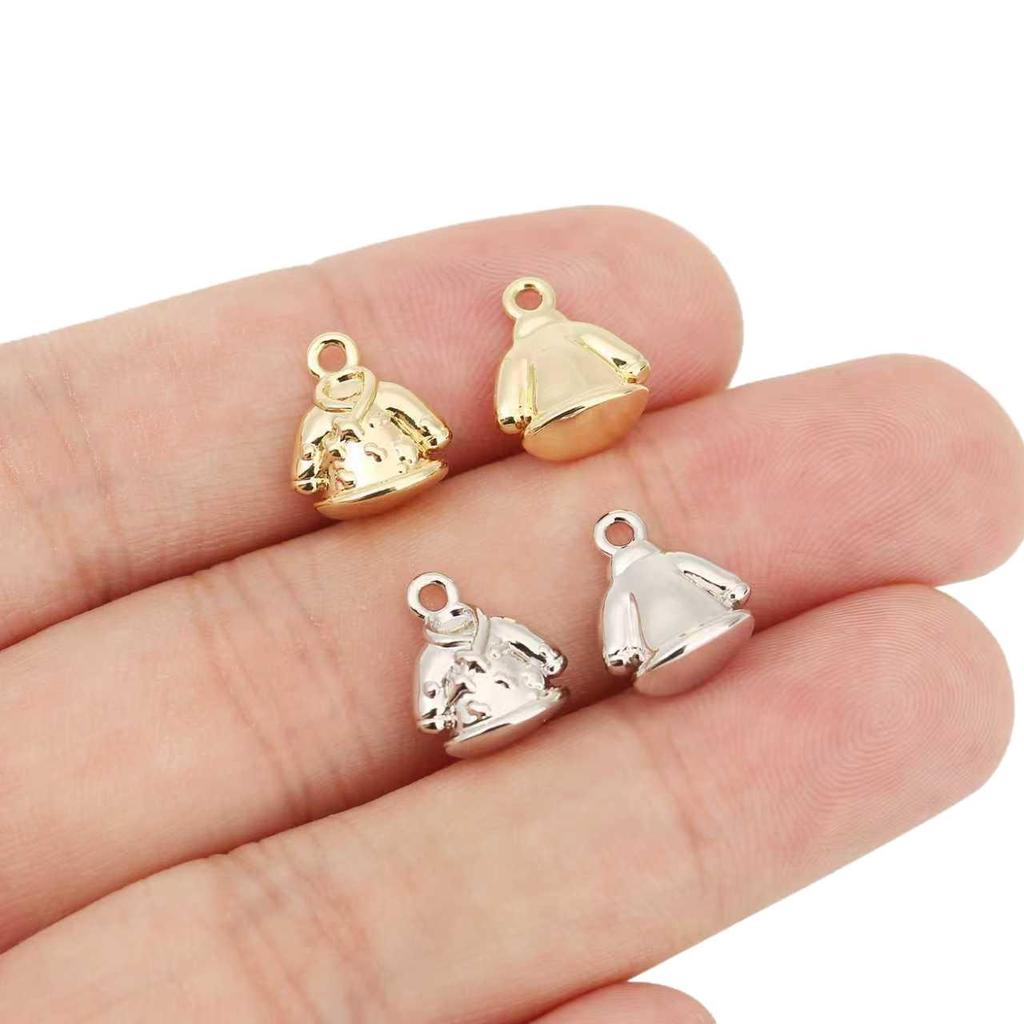Liangfei Copper-Plated 18k Gold 3D Fashion Clothes Pendant DIY Jewelry Accessory