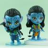 Avatar 2 Na'vi Charakter Figuren Set Cartoon Jake Neytiri Puppen PVC Material Sammlerspielzeug Schreibtisch Display Dekoration Geburtstagsgeschenk
