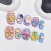 10Pcs Short Bear Design Handmade False Nails for Adults and Kids