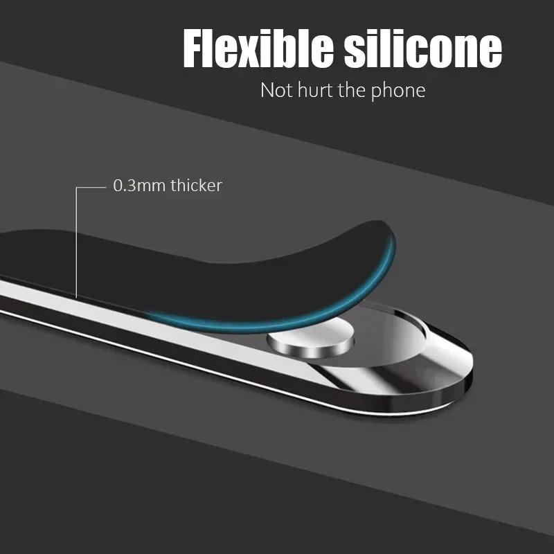 Schwarze Magnetische Auto-Handyhalterung mit GPS-Positionierung Starker Saugfuß Universelle Handyhalterung zum Fahren