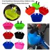 Waterproof Front Handlebars Basket With Hooks Bicycles Basket New Boy Girl Bike Basket