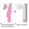 5/10/20pcsConvenient Novice Eyebrow Trimmer,with Handle,protective Case included,Shavers,hair Removal Knives,female Makeup Tools