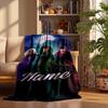 Hocus Pocus Custom Flannel Blankets Soft Warm Cozy Throws for Home Decor Holiday Gifts