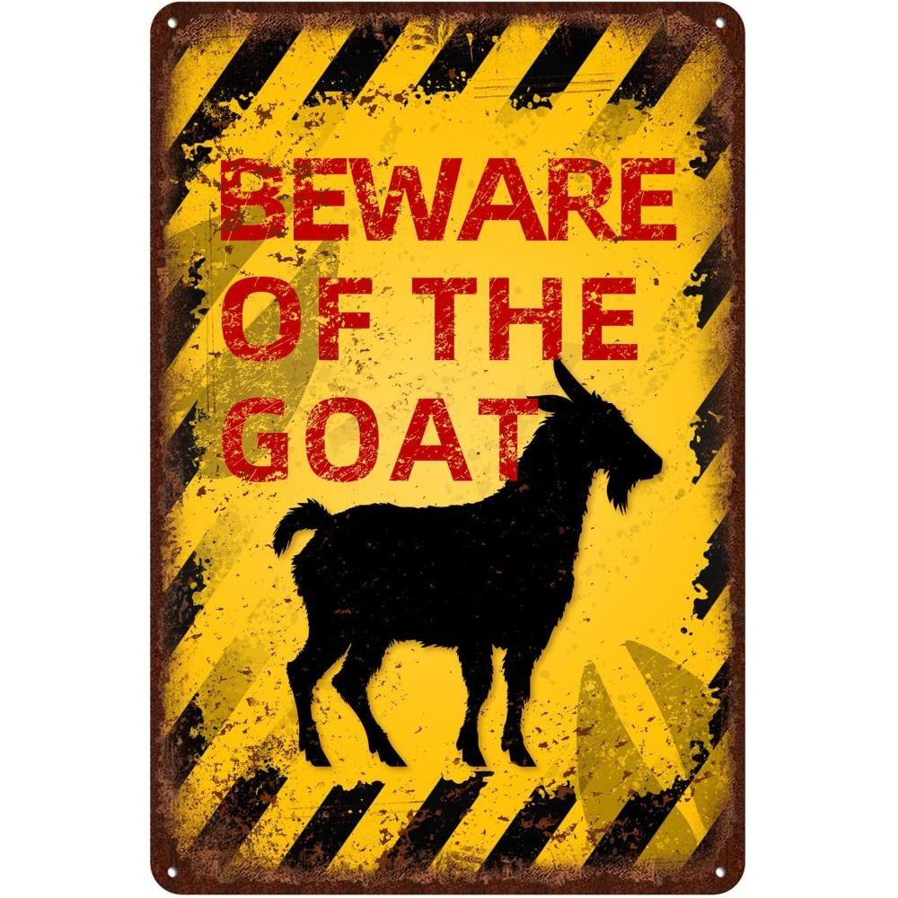 Beware of Animal Silhouette Aluminum Signs Metal Warning Plates