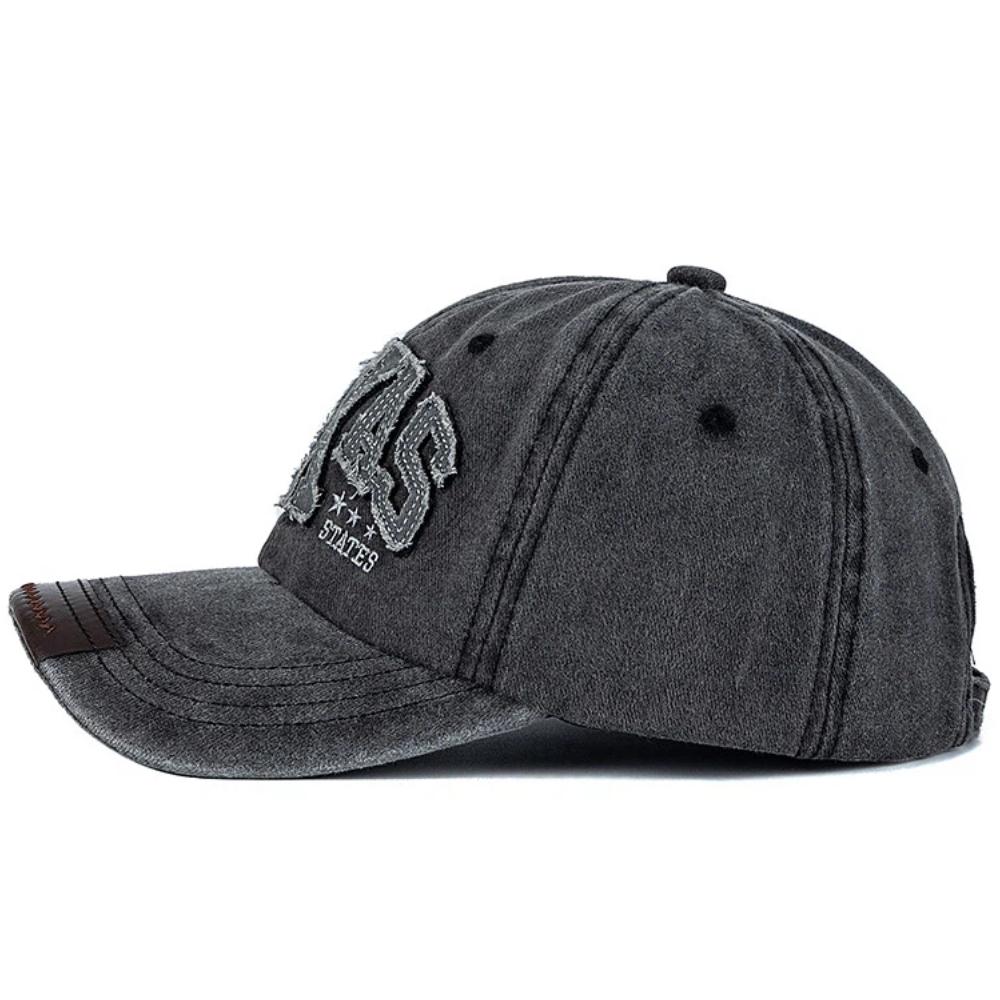 Unisex Vintage Classic Baseball Cap TEXAS Letter Embroidery Washed Cotton Chic Cap For Man Women Outdoor Casual Dad Hats