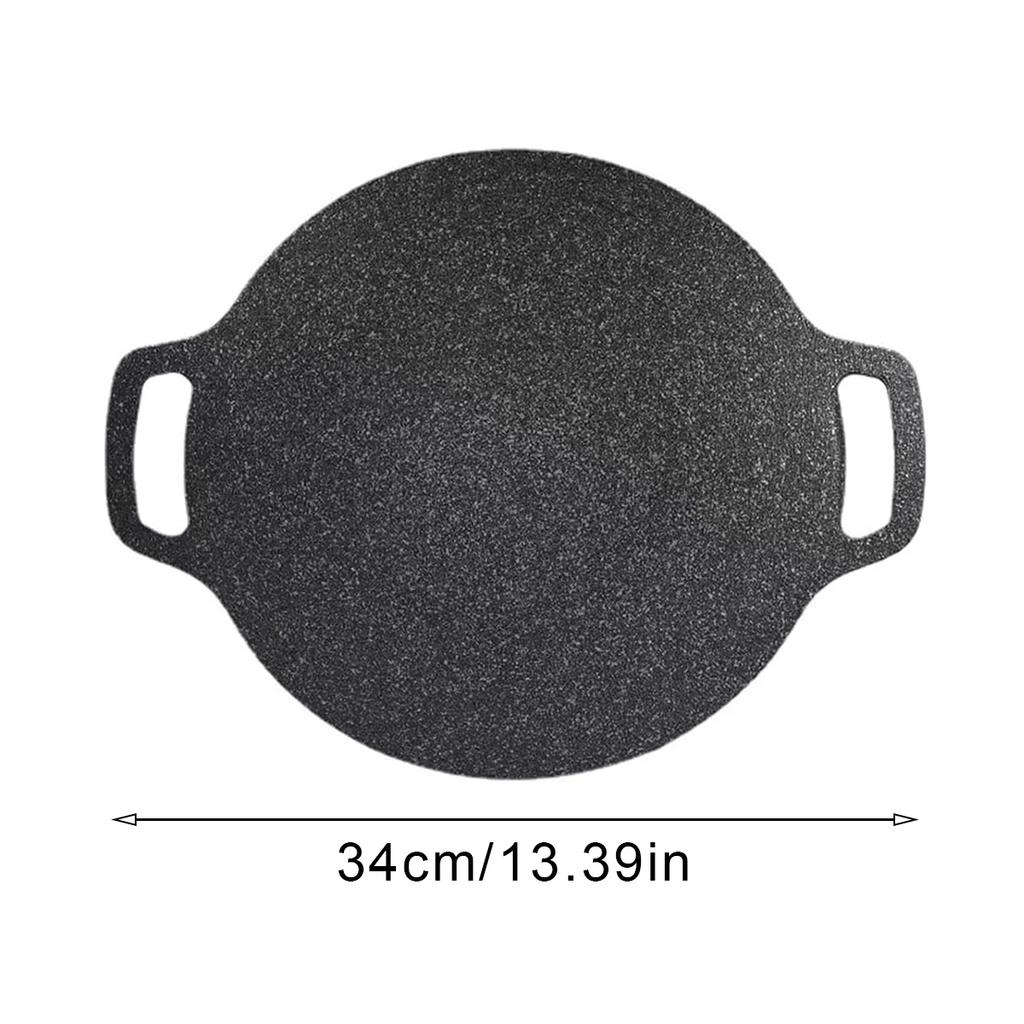 Koreanischer Eisengrill, Grilltopf, Mehrfach-Grillplatte, tragbarer Induktionsherd, Kartentyp, Ofengrillpfanne, antihaftbeschichtete Grillplatte