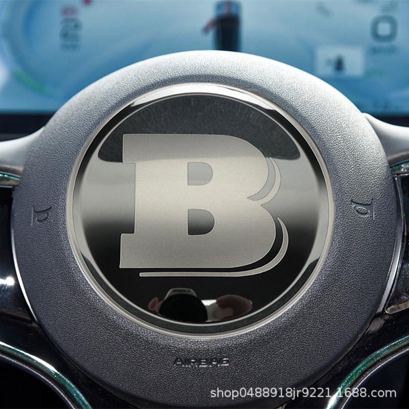 Auto-Lenkradaufkleber Edelstahl-Lenkrad für BYD Atto3 Yuan Plus Dolphin Seal Seagull Sealion SHARK Schutzabdeckung