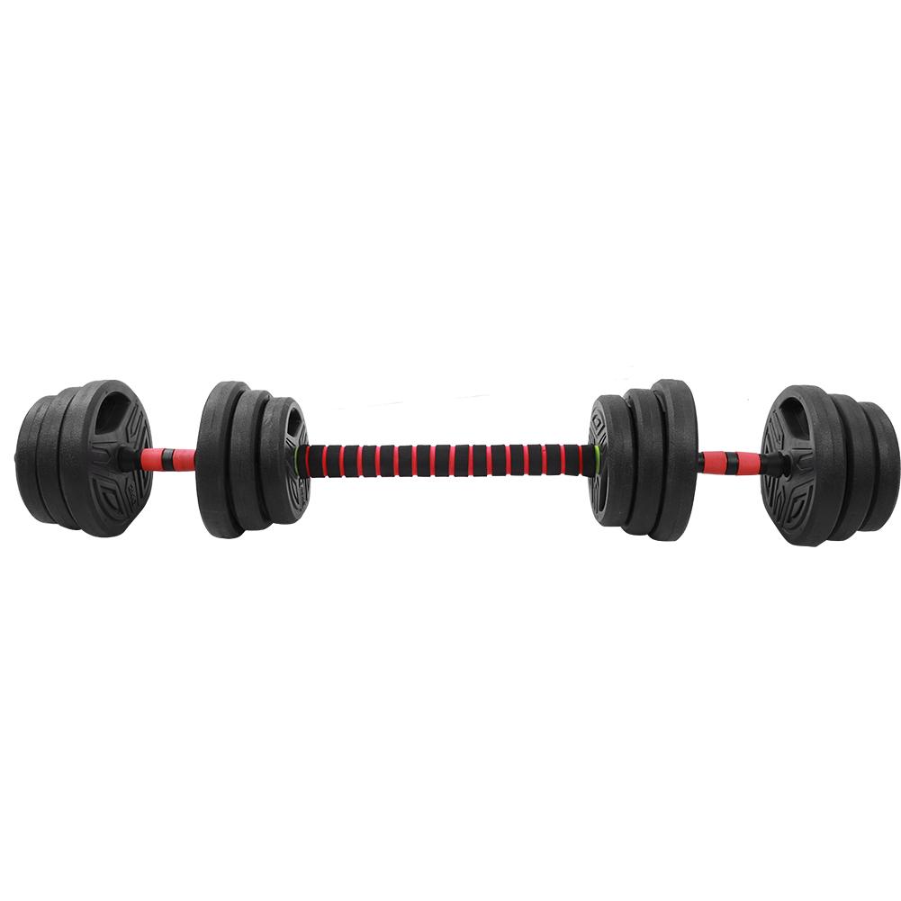 20KG Dumbbell Set Round Environmental Barbell Home Gym Equipment with 40cm Connecting Rod