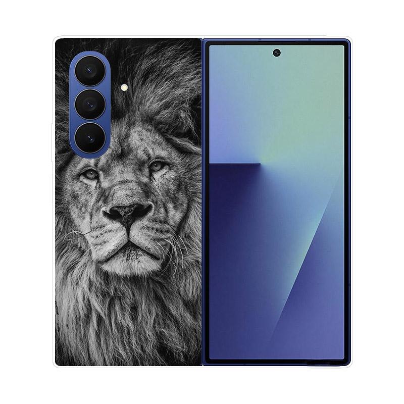 For Samsung Galaxy Z Fold 7 5G Phone Case Cover Transparent Back Protective Shell Coque For Samsung Z Fold7 Clear Hard PC Fundas