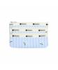 Lesportsac Jasmine Stripe 3-Zip Cosmetic Pouch [7158.Hg28]