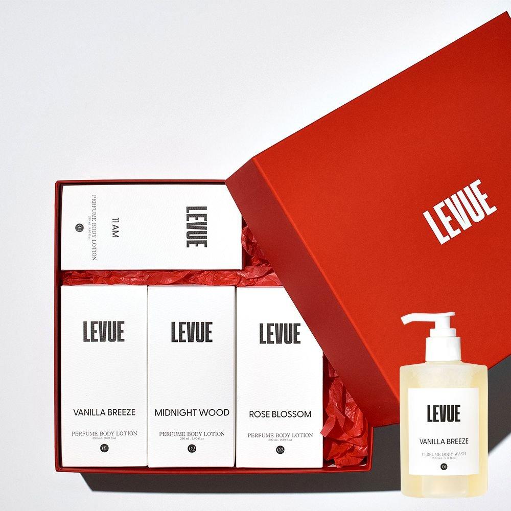 Levue Perfume Body Wash 4-Piece Gift Set