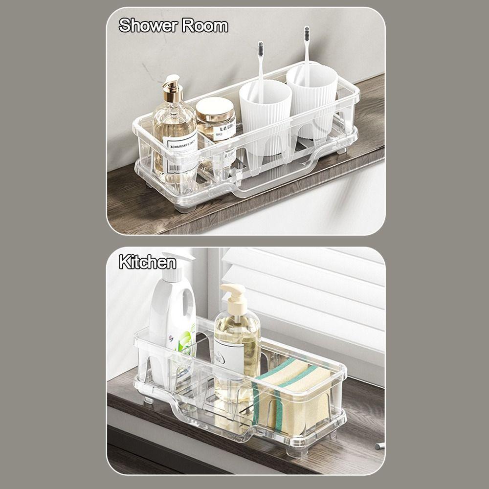 Creative Detachable Kitchen Sink Drain Rack Quick Dry Self-draining Sink Shelf Soap Sponge Holder Save Space Organizer Basket