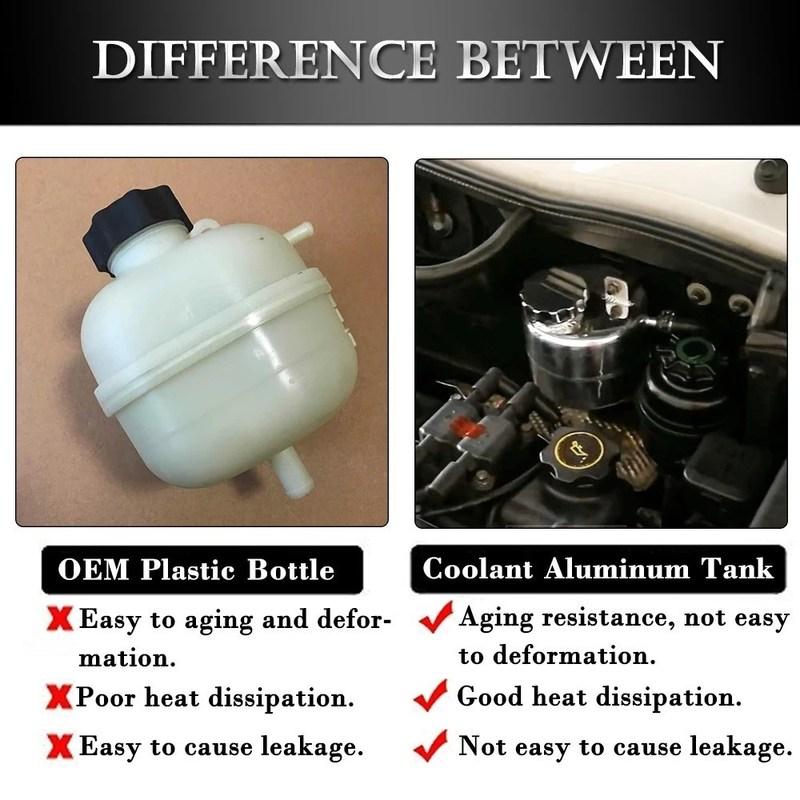 For 02-08 BMW MINI Cooper S R52 R53 Car Accessories Coolant Header Expansion Overflow Water Tank & Cap Reservoir Can