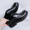 Platform Trending Brogues Classic Men Dress Shoes Men Oxfords Leather Shoes Lace Up Formal Black Leather Wedding Party Shoes