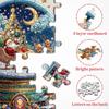 Christmas Snow Globe Puzzle Winter Scene Crystal Ball Decor Colorful Festive Activities Bedroom Fireplace Family Home Decor