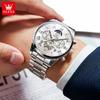 OLEVS Men's Watches Multifunctional Chronograph Flywheel Dial Original Wristwatch Moon Phase Waterproof Watches