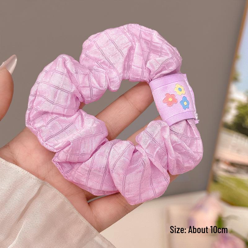 

2024 Девичье сердце Конфетные цвета Скранчи: Милые, Высокоэластичные Резинки для Волос - Аксессуары, Не Повреждающие Волосы