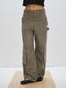 Peullijeupeulojegteu Carpenter Parachute Pants, Khaki Gray