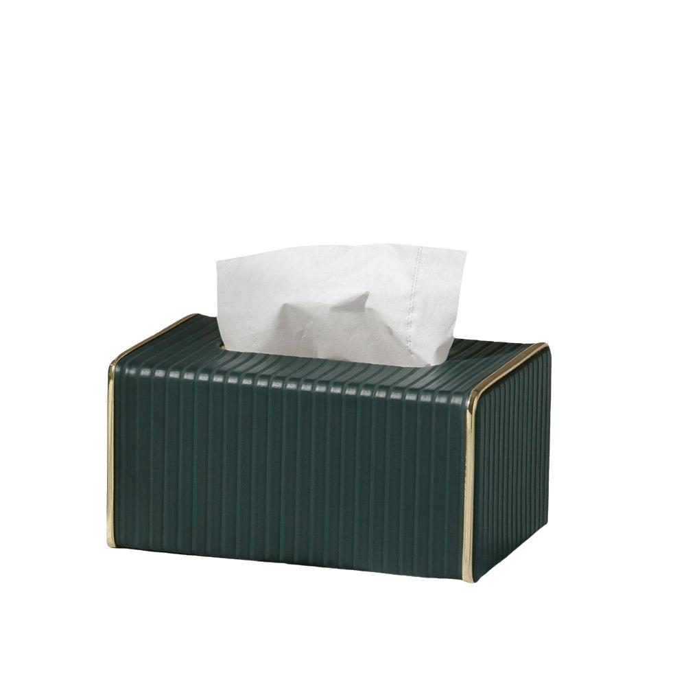 Exquisite Tissue Box Modern Paper Storage Case Home Decor Leather Tissue Container Coffee Table