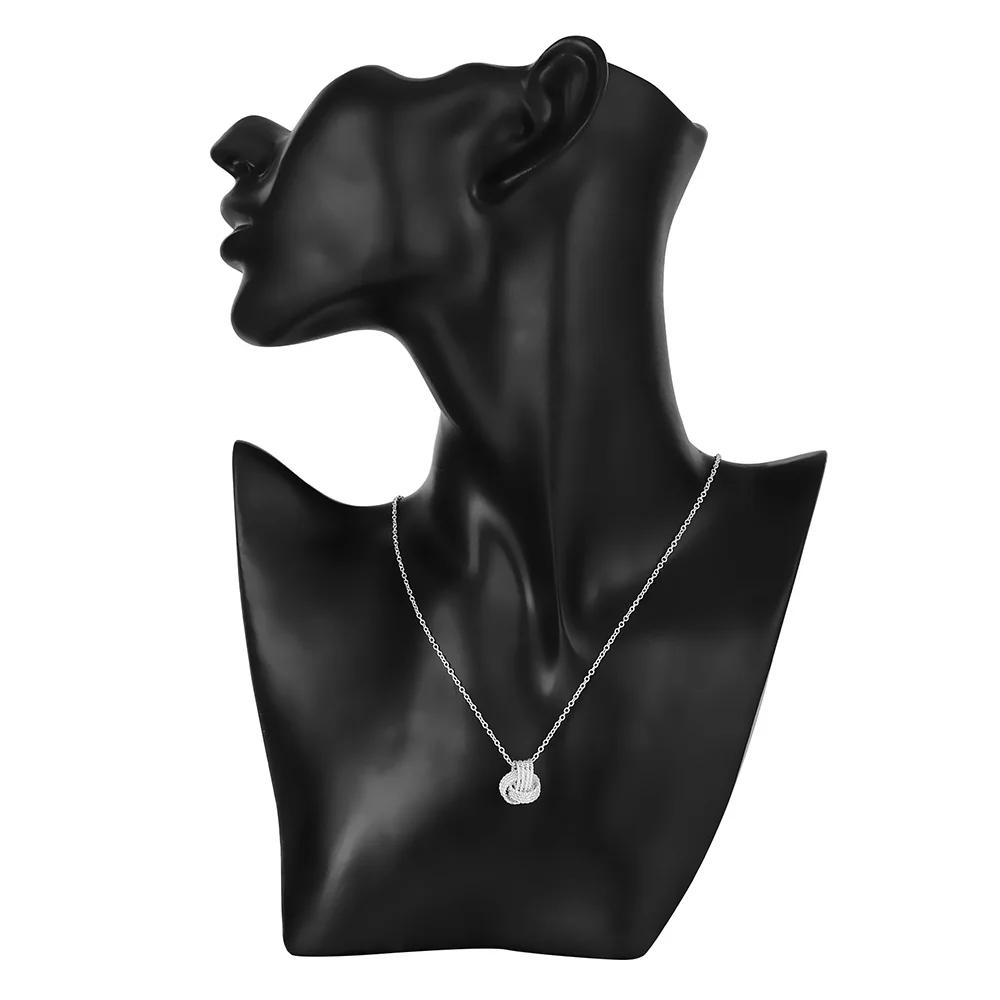 Copper for women wedding Noble Beautiful fashion Elegant charm pretty pendant chain Necklace jewelry