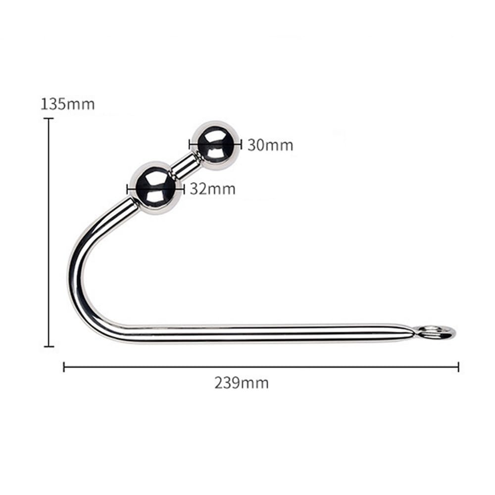 SM VIP Collar Anal Hook 2 Balls (107)