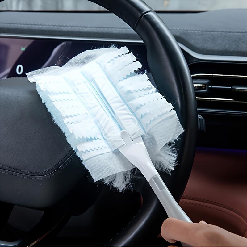 20/100pcs Disposable Duster Refills Handle Not Included Electrostatic Duster Cloths Effortless Dust Removal For Furniture Blinds