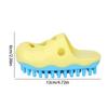 Dog Shampoo Brush Unique Slipper Shaped Dog Wash Brush Dog Bath Supplies Soft Bristles Pet Bathing Massage Brush For Shower