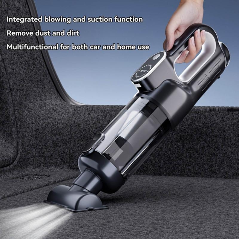 High Speed 65000RPM Brushless Motor Handheld Car Vacuum with HEPA Filtration 7800mAh Battery 3H Fast Charging for Car