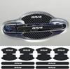 RAV4 Door Handle Car Door Compatible with RAV4 PHV XA50 Series Latest Carbon Car Door Handle Scratch Protection Car Door Guard Paint Scratch Car Door