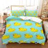 Top Cute Yellow duck Bedding Set Single Twin Full Queen King Size Little duck Bed Set For Aldult Kid Bedroom Duvetcover Sets