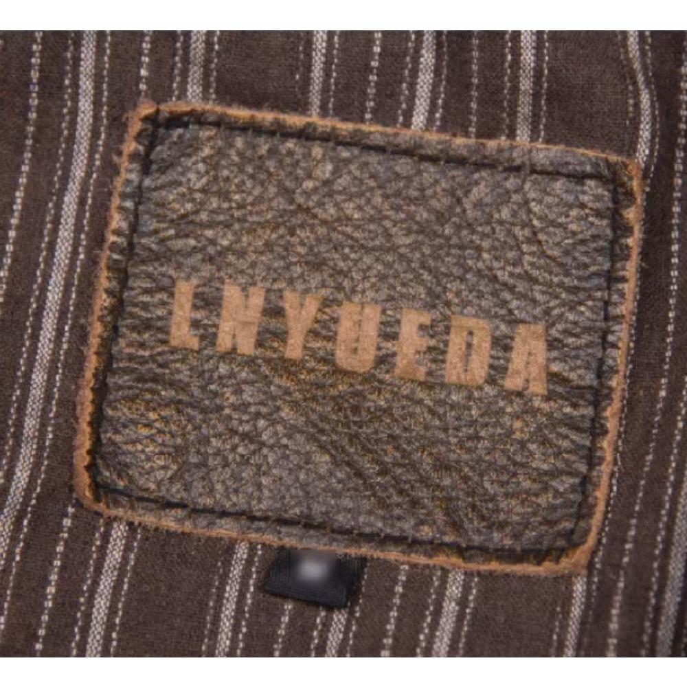 Chinese Size Vintage Men Leather Jacket Soft Genuine Cowhide Spring Autumn