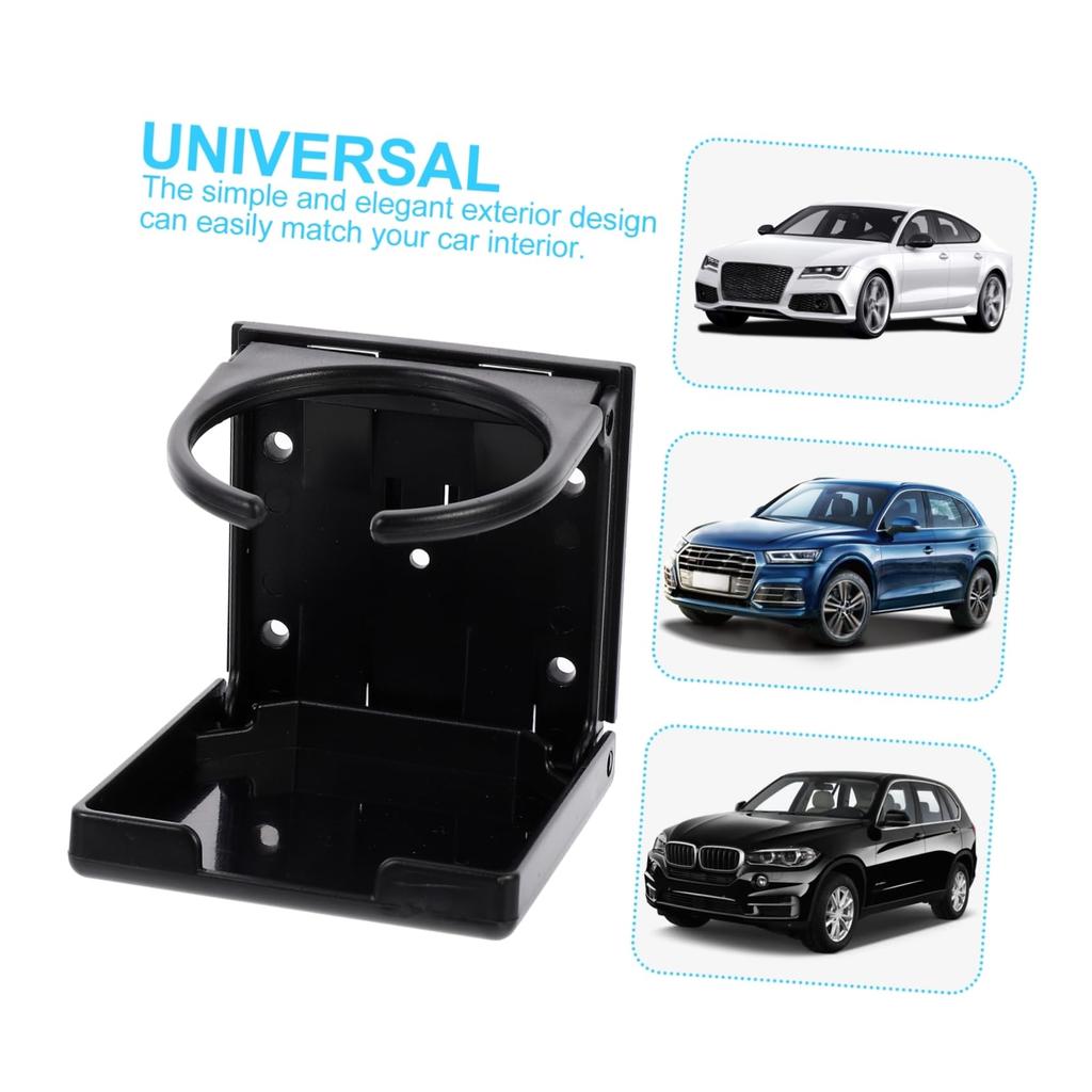 HEALEEP 1 Set Car Cup Holder Foldable Design Universal Drink