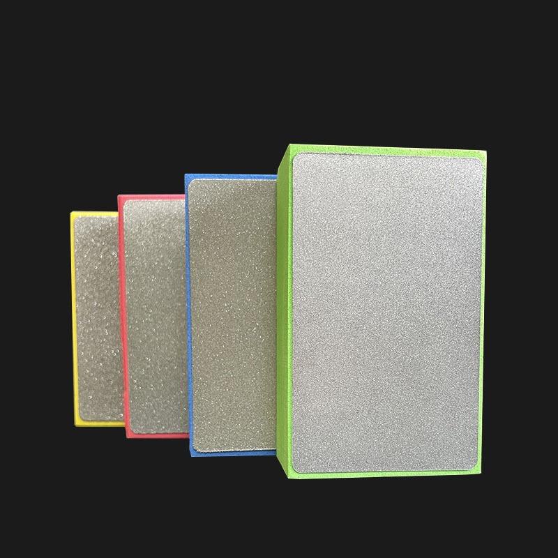 1PC/4PCS Handheld Diamond Sanding Blocks Sharp Diamond Glass Grinding Pad for Sanding Polishing Marble Tile Ceramics