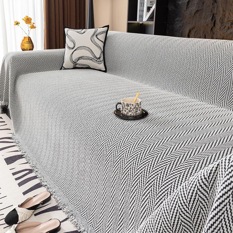 Nordic Chenille Sofa Towel Cover All Season Universal Sofa Throw Blankets Non Slip Kids Anti-dirty Recliner Armchair Covers M068