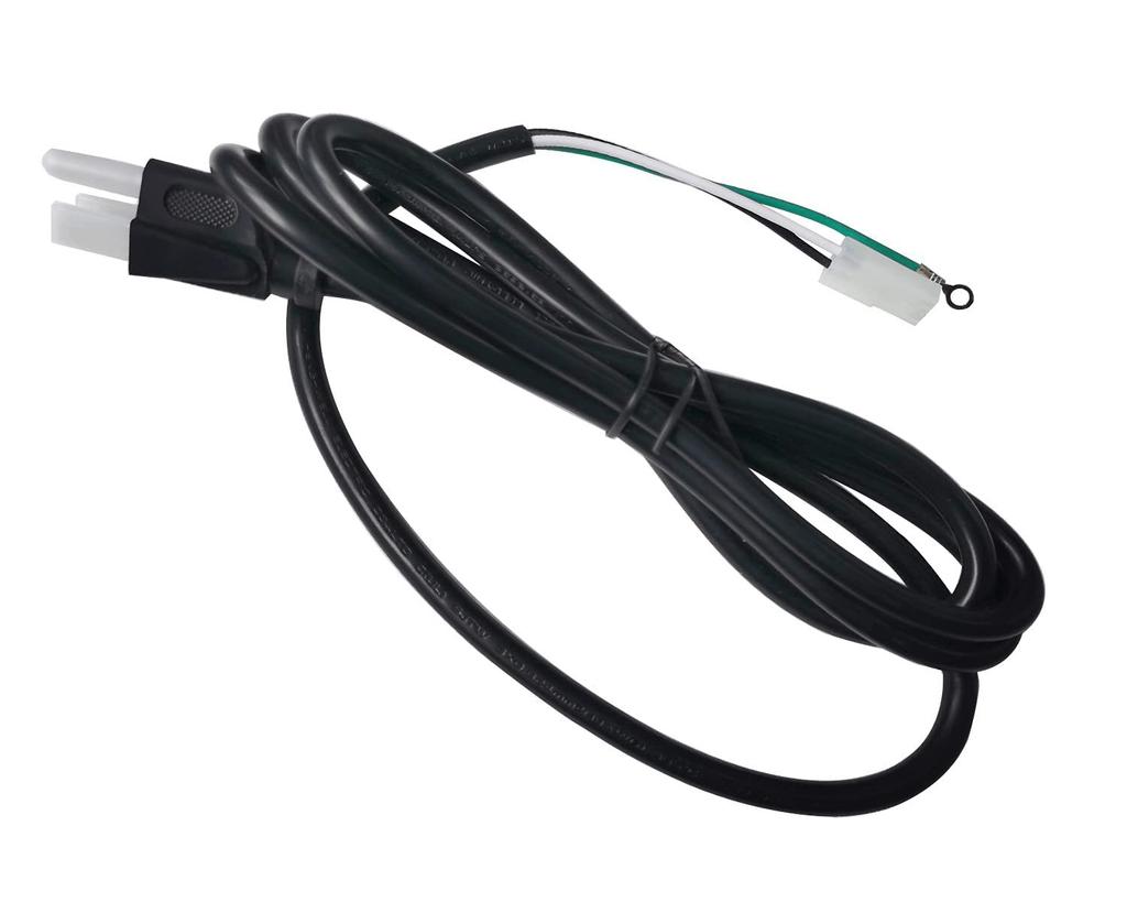 Universal Wood Pellet Smoker Grill Three-prong Power Cord SJTW Length 1850mm Wire Number 18AGW