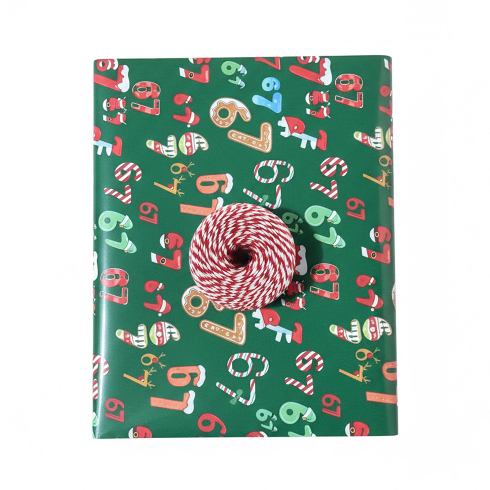 

Christmas Gift Wrap Paper 90cm Long Roll Width Fun Holiday Party Creative Present Wrapping Paper For Family Office Party Gift