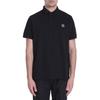 Stone Island Solid Color Straight Cut Short Sleeve Polo Shirt Men tops Black K1S1522002-SCS0017-V0029