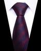 3pz Cravatta Formale Uomo Standard 8cm Blu Business Professionale Rigata Cravatte Accessori Abito da Matrimonio Cravatta Tessitura Jacquard Uomo