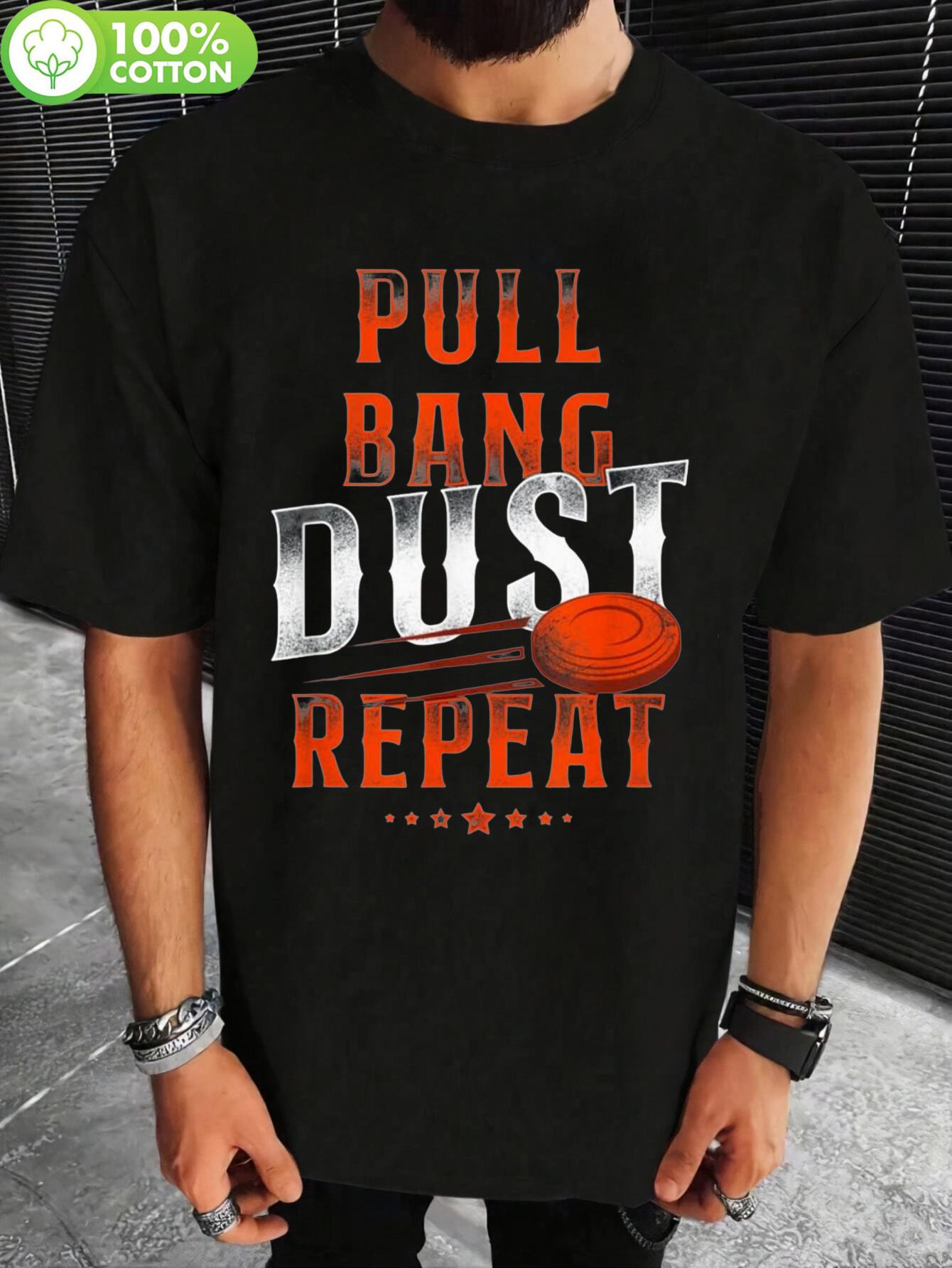 Mix Pho Vintage Tshirt Vintage Pull Bang Dust Repeat Shot... M