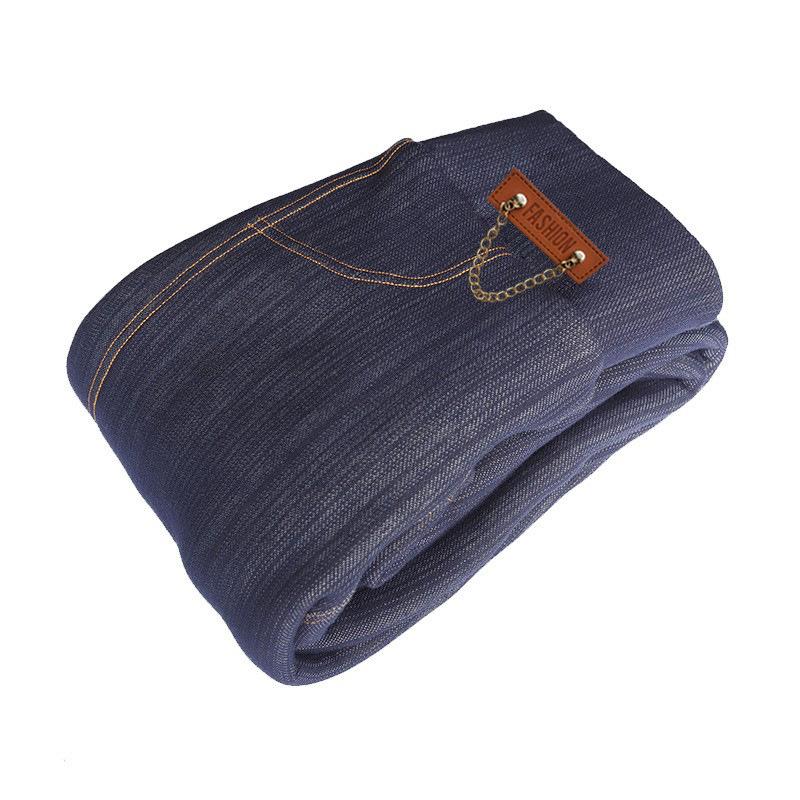 

Super thick and thickened jeans women s winter velvet lamb wool leggings high waist outer wear large size integrated pants thermal cotton pants XXXL