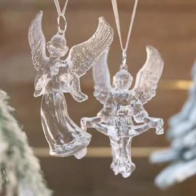 Beautiful Acrylic Christmas Ornament Delicate Crystal Accessory Christmas Hanging Ornament For Stylish Celebration