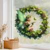 Forest Elf Window Stickers Are Suitable for Glass Decorations in Bedrooms, Living Rooms and Other Spaces.