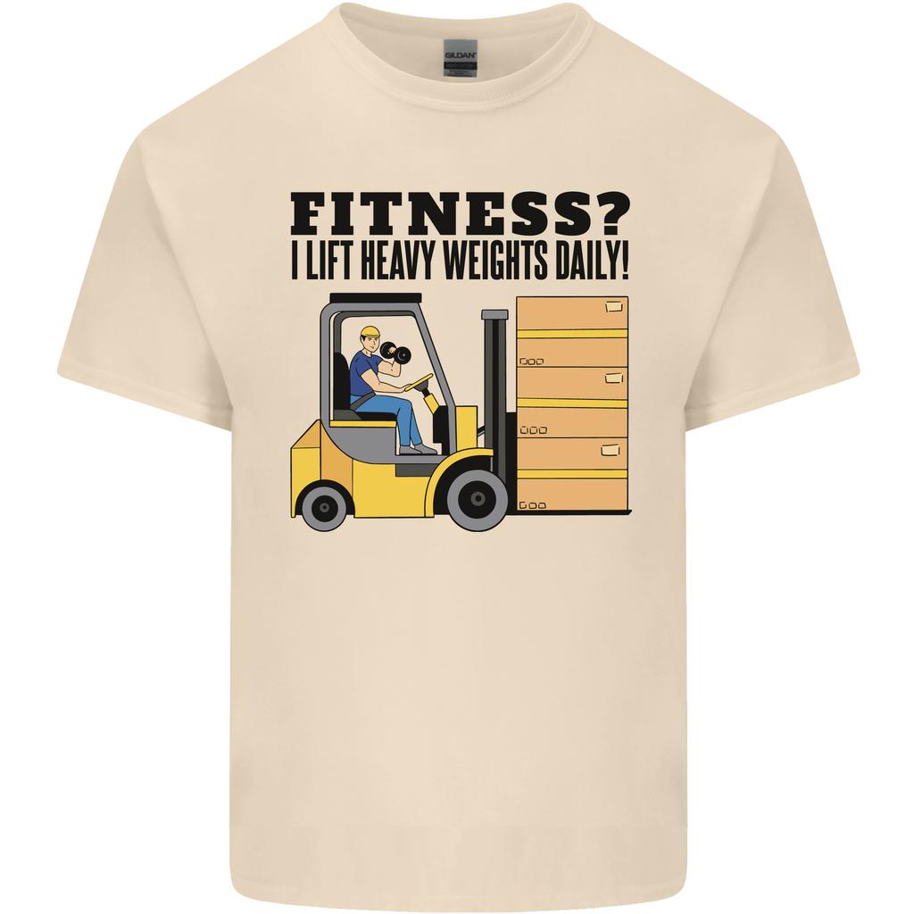Forklift Driver I Lift Heavy Weights Funny Unisexs Light Cotton TShirt