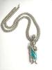 Dripping Religious St. Jude Alloy Pendant Men'S 8Mm Cuban Chain Hip Hop Necklace Personalized Vintage
