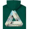 Palace Tri-Chrome Triangle Pattern Hoodie Unisex hoodies Green P20HD052